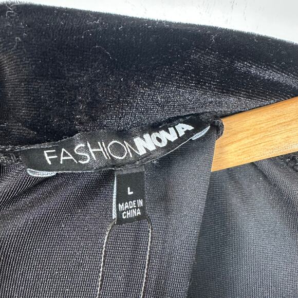 Fashion Nova Raylen Velvet Midi Dress in Black - Picture 10 of 10